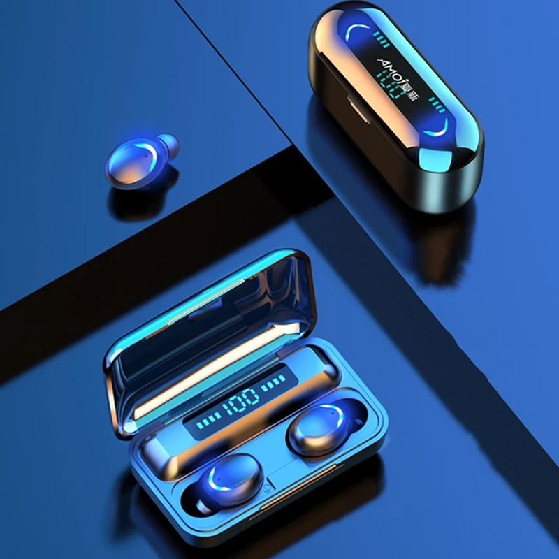 2020 New Wireless Earbuds Bluetooth 5.0 Earphones Sport Waterproof Headphones