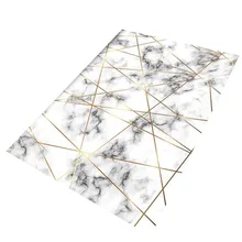 Площадь Ковер мраморный Золотой Геометрические линии мраморный домашний декор напольный коврик ковер LXY9