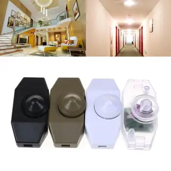 

220V 1A Manual Knob Floor Table Lamp In Line 15-60W Dimmer Switch Use Adjustable Controller Knob Switch