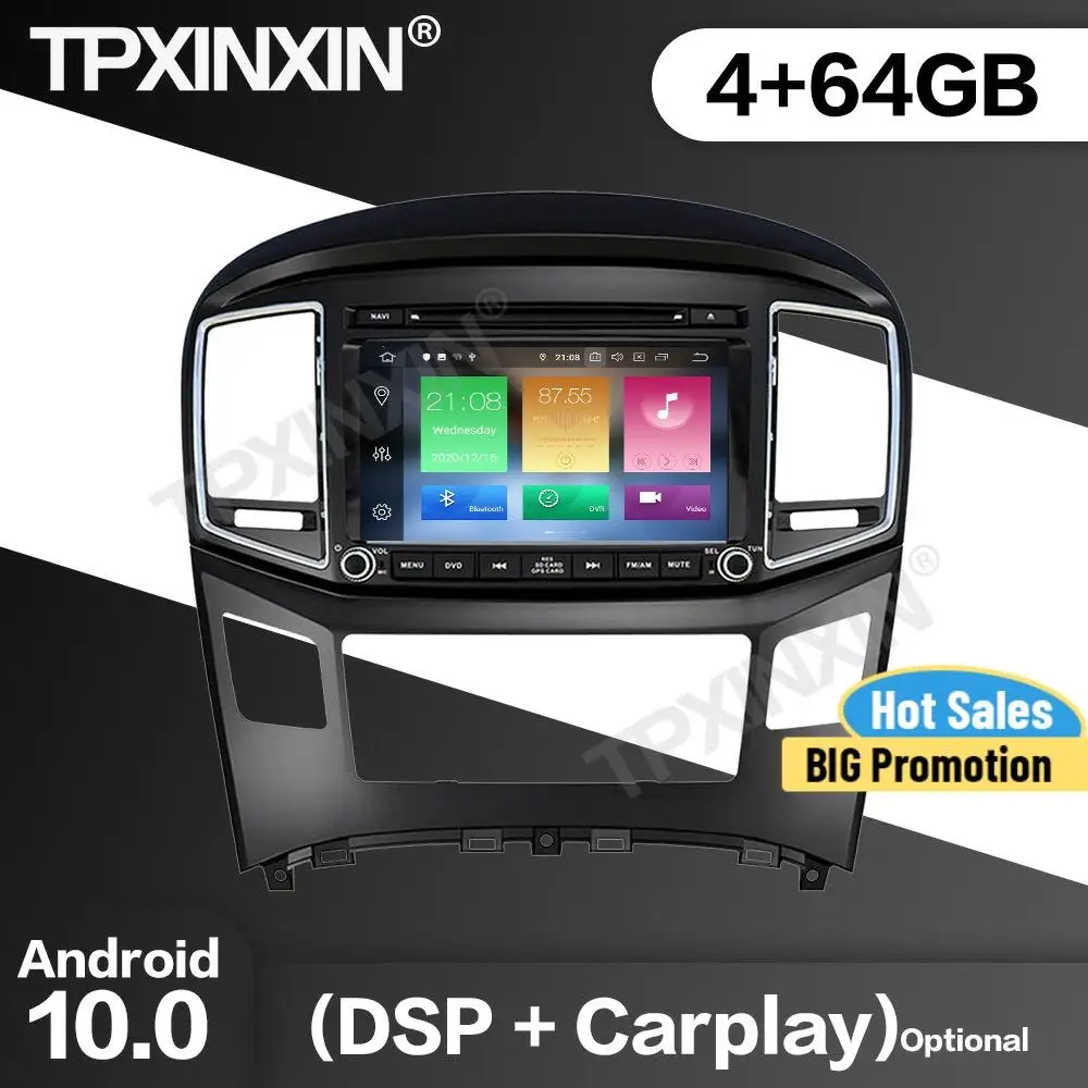 

Автомагнитола 2 Din, 64 ГБ, стереоприемник Android для Hyundai H1 Grand Starex 2015 2016 2017 2018, GPS-навигация, мультимедийный плеер, головное устройство