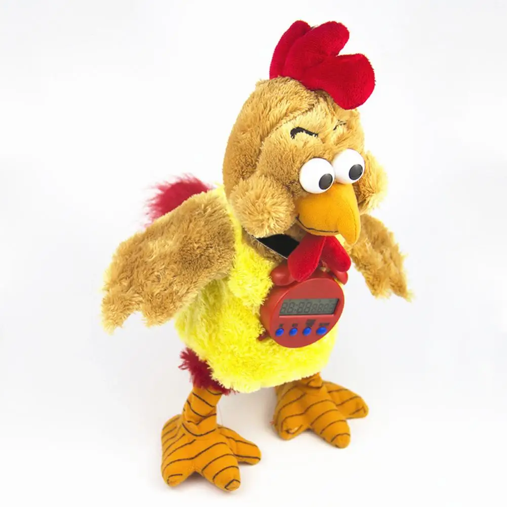 

Electric Dancing Singing Plush Rooster Chicken Countdown Doll Toy Xmas Gift toys for baby girls boys kids
