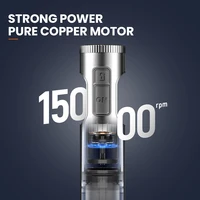 MIUI מערבל טבילה ידני 1000W חזק 4 ב-1, מקל פלדת אל-חלד לערבוב מזון, מערבל בנפח 700 מיליליטר, מעבד בנפח 500 מיליליטר, מטרפה 2