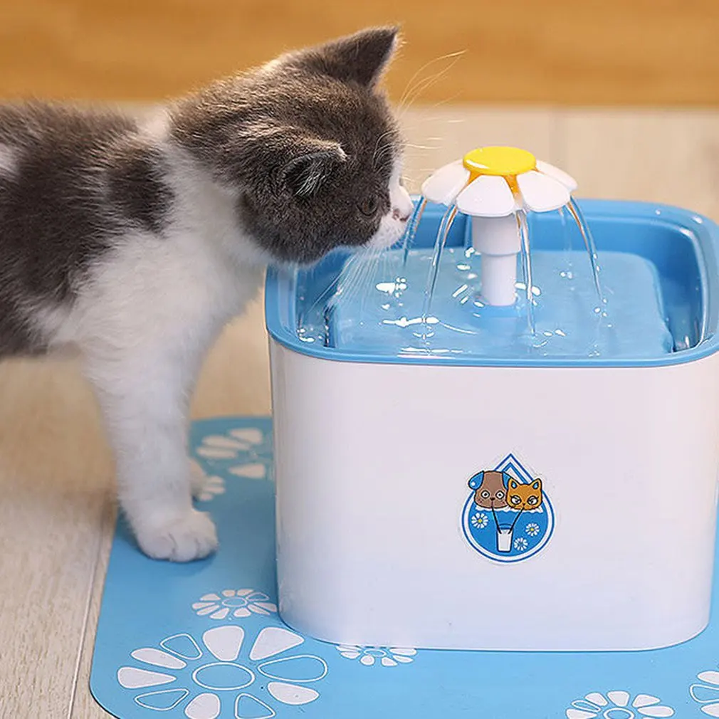 Фонтан для воды для кошек, фонтаны для домашних животных, диспенсер для воды для домашних животных, автоматический питьевой фонтан для домашних животных, для кошек, собак, животных