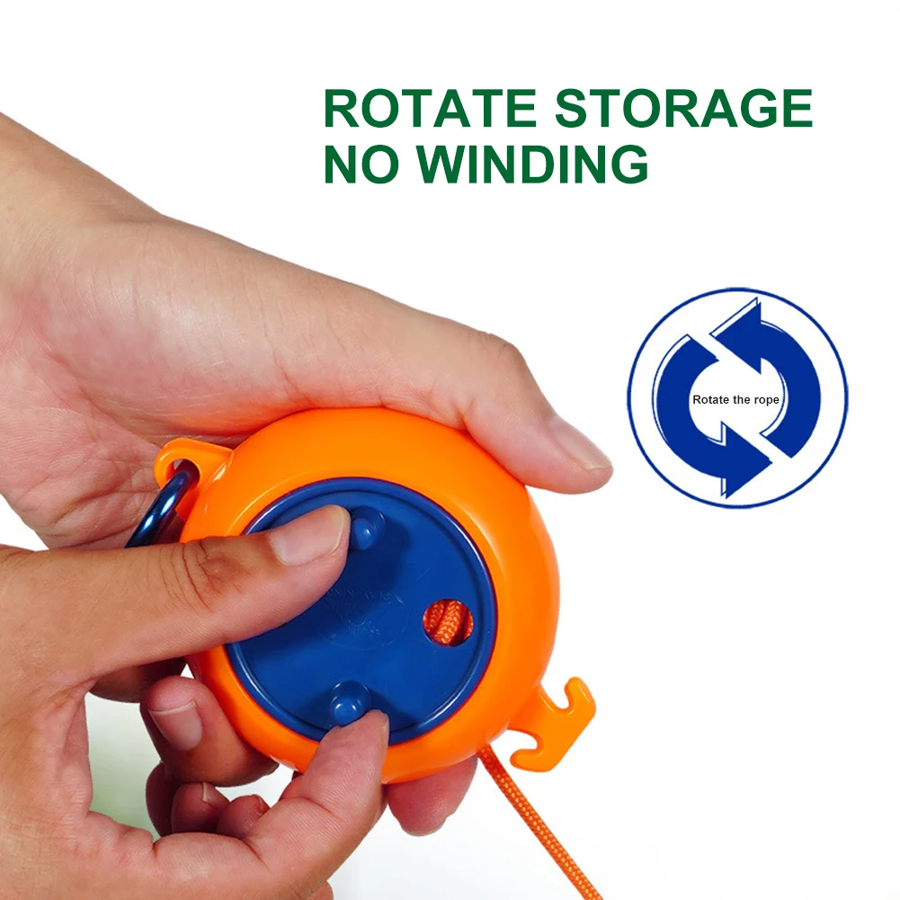 

Retractable clothesline With Storage Case windproof Recycling cassette Drying Clothes Hanger Rope High Strength Clothes Line