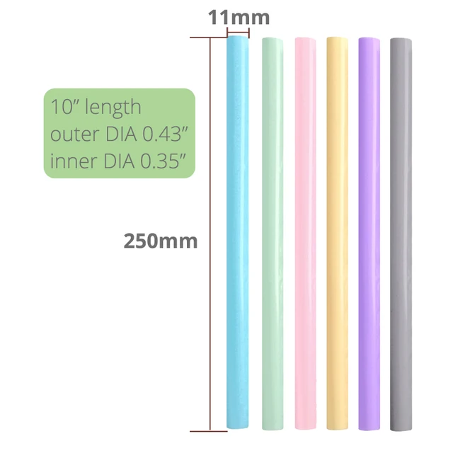 Big Drinking Straws Reusable 13 Extra Long 8mm Extra Wide Food-Grade 18/8  Stainless Steel Silicone Elbows Tips for Smoothie Milkshake Cocktail Juice