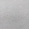 8pcs of 925 Sterling Silver Box Chain Earring Threaders w/ Closed Ring Rhodium Plated Ear Wire Threads 3
