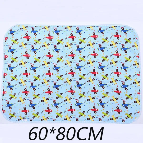 Medoboo 60*80 см хлопковый детский коврик для смены подгузника коврик 3 слоя водонепроницаемый детский мочеприемник для новорожденных меняющая станция матрас лист крышка - Цвет: ME0142-B5
