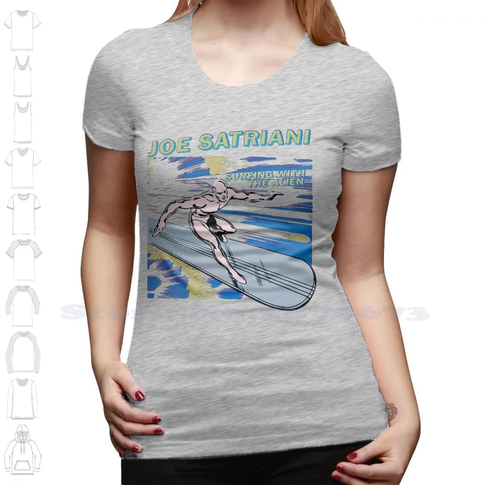 Joe Satriani-Surfing With The Alien Guitar God! Black White