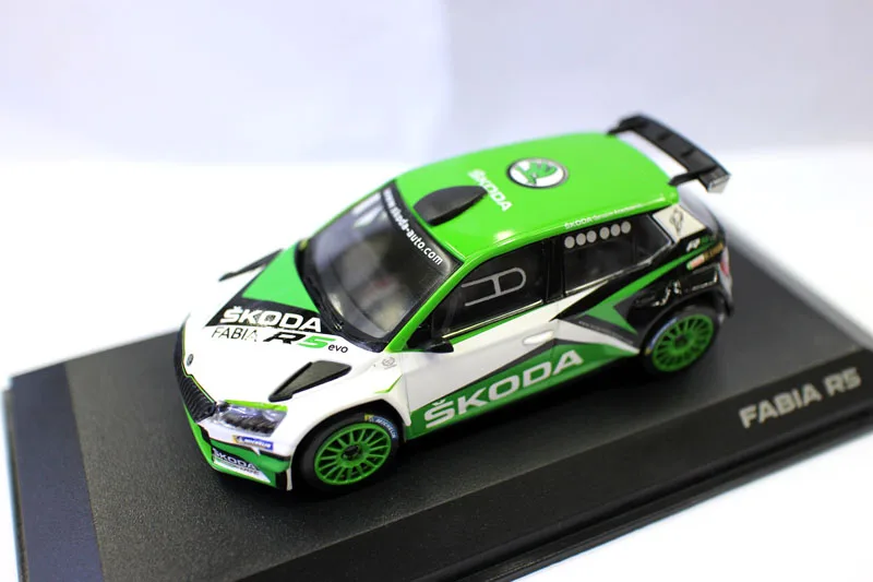 Nuovo Norev 1:43 Scala Skooda Fabia R5 2019 Rally Racing Cars Diecast Model Toys For Collection Gift