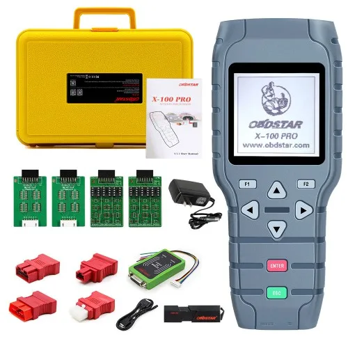 OBDSTAR X-100 PRO Авто ключевой программист(C+ D) Тип для IMMO+ одометр+ программное обеспечение для бортовой системы диагностики получить бесплатную PIC и EEPROM 2-в-1 адаптер