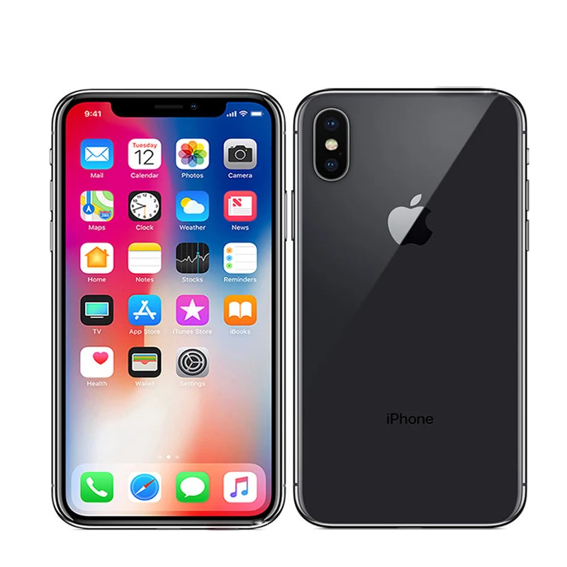 latest iphone cellphone Used Unlocked Cell Phone Apple Iphone X 5.8" 3GB+64GB/256GB 4G LTE  A11 CPU Wireless Charge cellphones apple iPhones