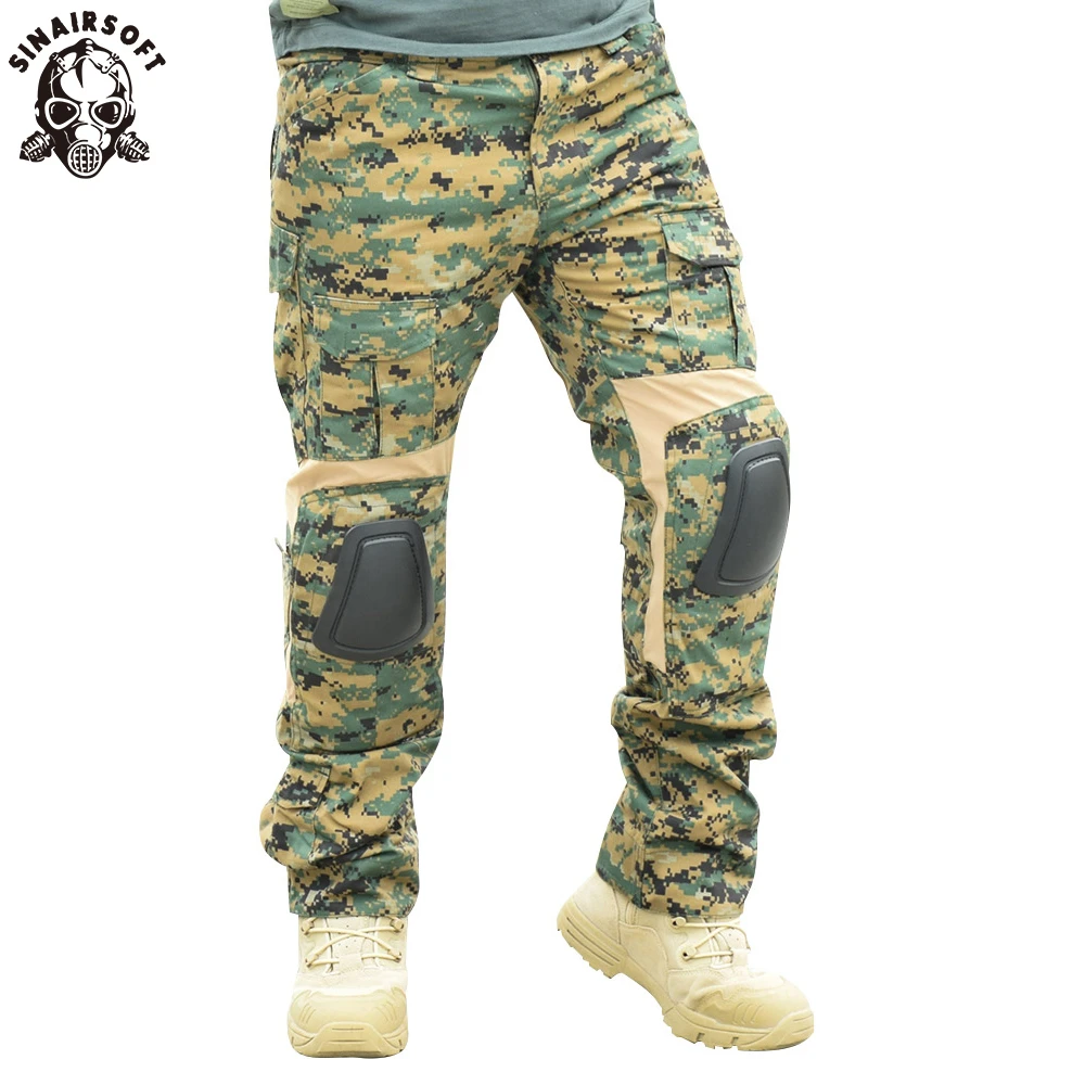 Камуфляжные тактические брюки SINAIRSOFT одежда для пейнтбола и охоты с