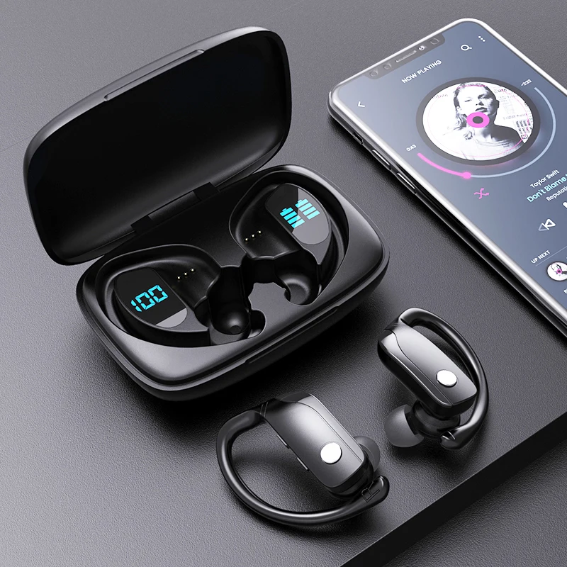 3500mAh Charging Box TWS Earphone Wireless Bluetooth Headphones Sport Earbuds Gaming Headsets LED Power Display Music Earphones