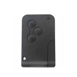 Replacement Smart Key Shell For Renault Clio Logan Megane 2 3 Koleos Scenic Remote Key Card Case With Small Key Car Accessories