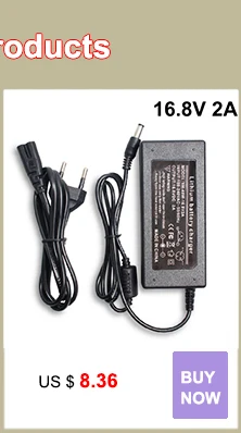 1PC Intelligent 29.4V 2A lithium battery Pack Charger Electric Bike US EU Plug Connector Automatic Power off Charger