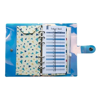 

1 Set Creative Budget Sheet Cash Envelopes Kit Unique Pattern Waterproof Budget Envelopes Kit Storage Bag for Gift