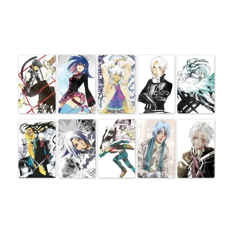 10 шт. Аниме D. Gray-Man Card стикер s Водонепроницаемая крапленая карта наклейка Дети стикерные игрушки для детей коллекция подарок