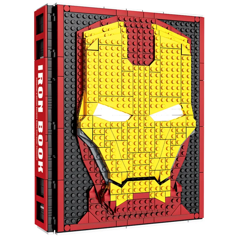 Billige Neue MOC Eisen Mann Sammlungen Buch Fit Legoings Marvel Avengers Bausteine Ziegel Spielzeug SY1361 Christams Geschenke für Kinder
