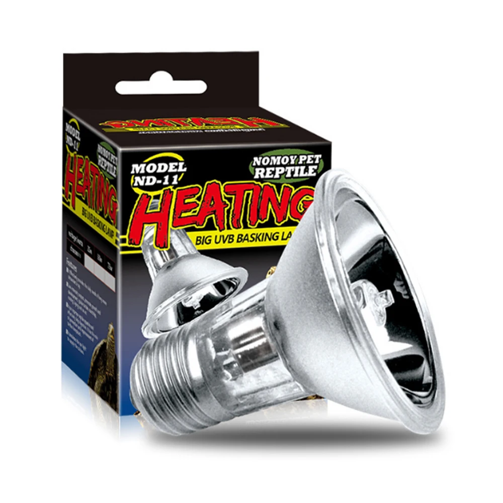 25/50W UVA+UVB 3.0 Reptile Lamp Pet Amphibians Lizards Heating Bulb Turtle Tortoise Basking Lamp E27 Heating Light Full Spectrum