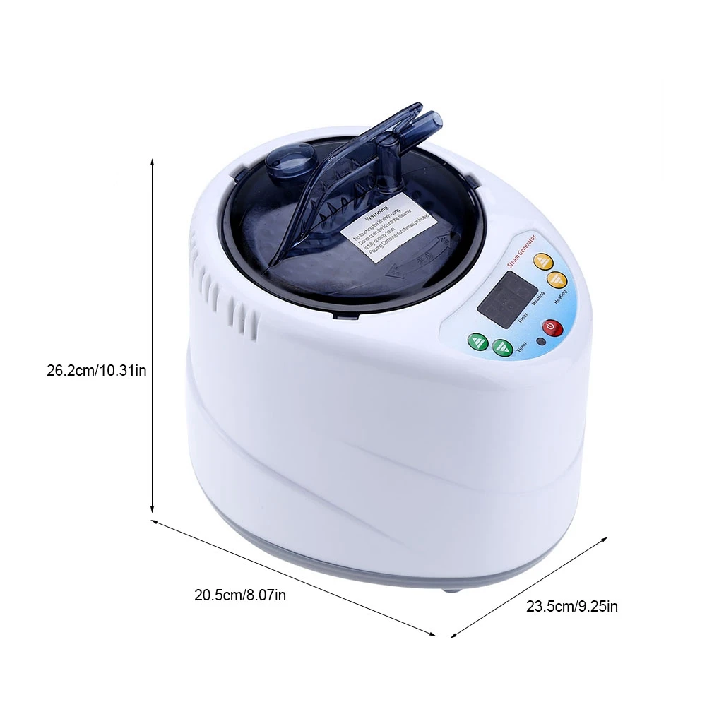 2L Home Steamer Fumigation Machine Home Steam Generator for Sauna Spa Tent Body Therapy For Smart Multifunction House Using