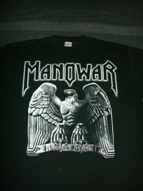 Manowar Battle Hymns рубашка XL тяжелый металл мощность NWOBHM редкий нет сайт Stedman 2019 новые