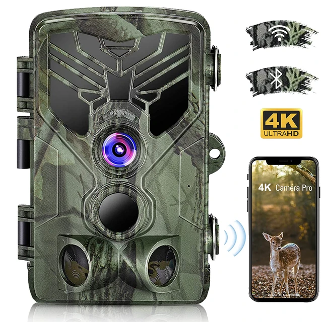 Outdoor Huntpassion Wildlife Camera With Night Vision, 4K