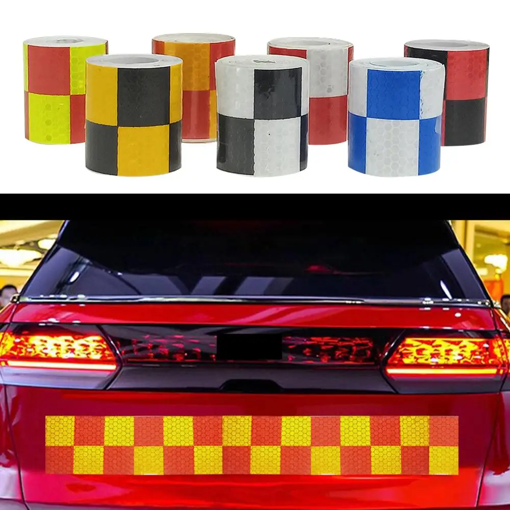 

5cm*300cm Car Warning Safety Reflection Tape Film Car Styling Car Reflective Tape Decoration Stickers Auto Reflector Sticker