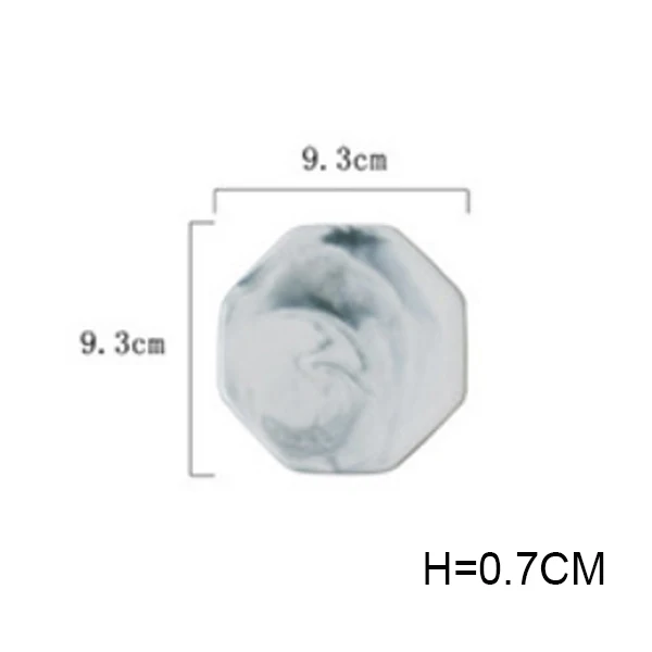 Золотые Мраморные серые розовые подставки керамические подставки подставка для чайной чашки круглый Настольный коврик подставка для кофе чайная чашка коврики 1 шт