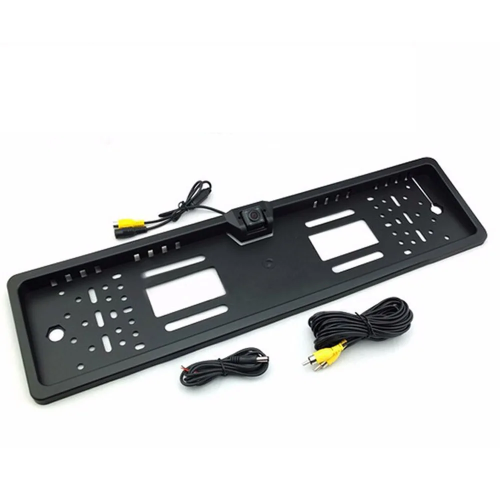 

Car Rear View Camera CCD HD Universal European Reversing Lens License Plate Frames Infrared Night Vision Waterproof