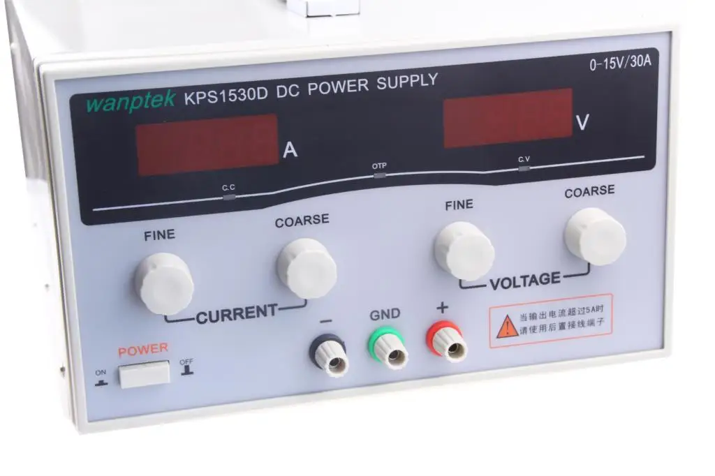

KPS1530D High precision Adjustable LED Dual Display Switching DC power supply 220V 15V/30A