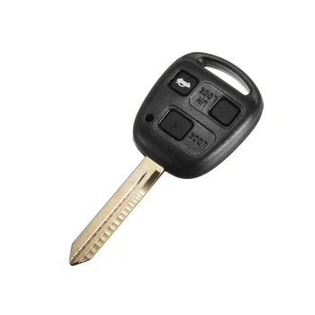 

IperChiavi ILEX09 empty key shell remote control 3 seater buttons with blade TOY47 battery on without Transponder chip for Lexus