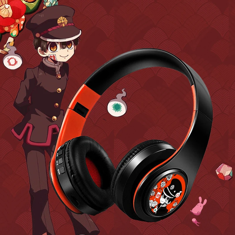 

Anime Toilet-Bound Hanako-kun 2 in1 Wireless Headphone Gaming Mobile Headset Cosplay Props Portable Bluetooth Earphone Gifts