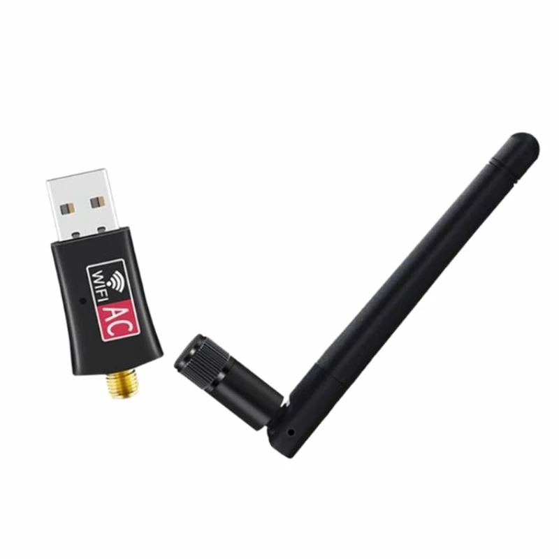 Внешняя антенна Двухдиапазонная беспроводная сетевая карта Wi-Fi приемник 11Ac600M