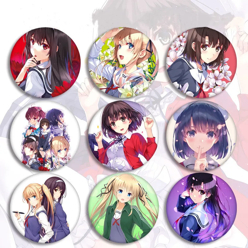 Anime How To Raise A Boring Girlfriend Badges On A Backpack Katou Megumieriri Utaha Anime Icons Pins Badge Diy Decoration S Buy Online At Best Prices In Pakistan Daraz Pk