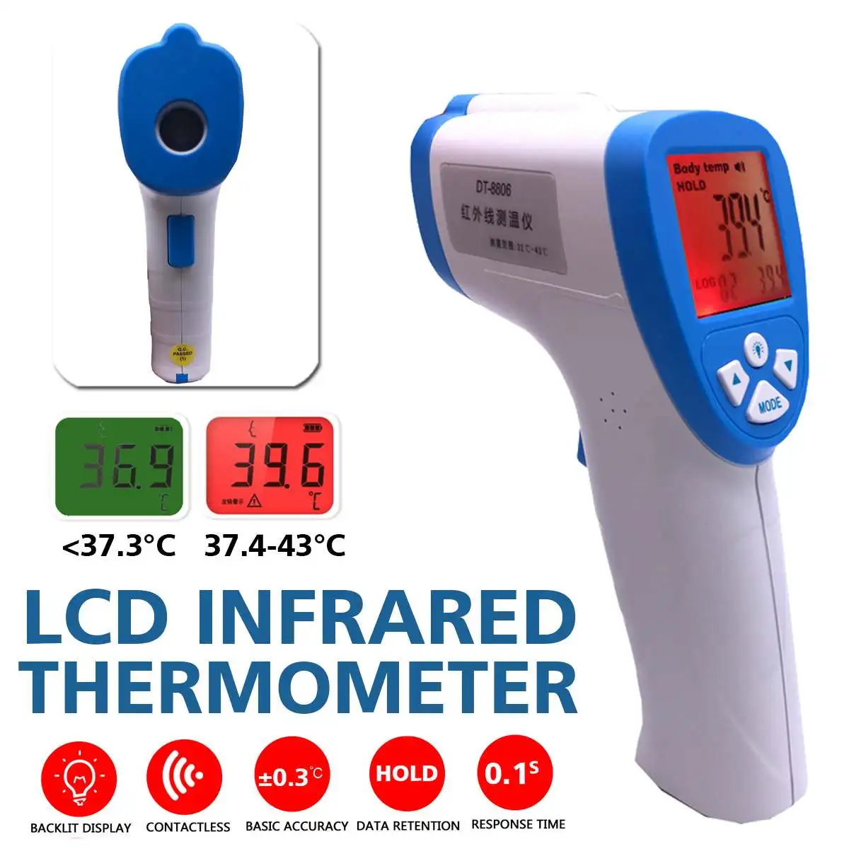 

Multifunction Adult Digital Termomete Infrared Forehead Body Thermometer Non-contact termometro Measurement Device thermometo