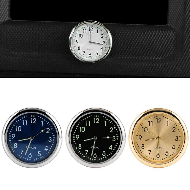 Armaturenbrett Leucht Auto Uhr Mini Uhr Air Vent Clip Mini Dekorative Zeit  Display Uhr 40mm 2 In 1 Quarz uhr - AliExpress