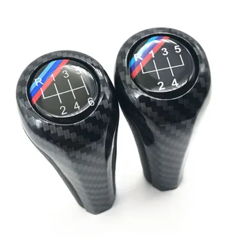 

Gear Stick Shift Knob for BMW 1 3 5 6 Series E46 E53 E60 E61 E63 E65 E81 E82 E83 E87 E90 E91 E92 X1 X3 X5 M Chromed Matte Carbon