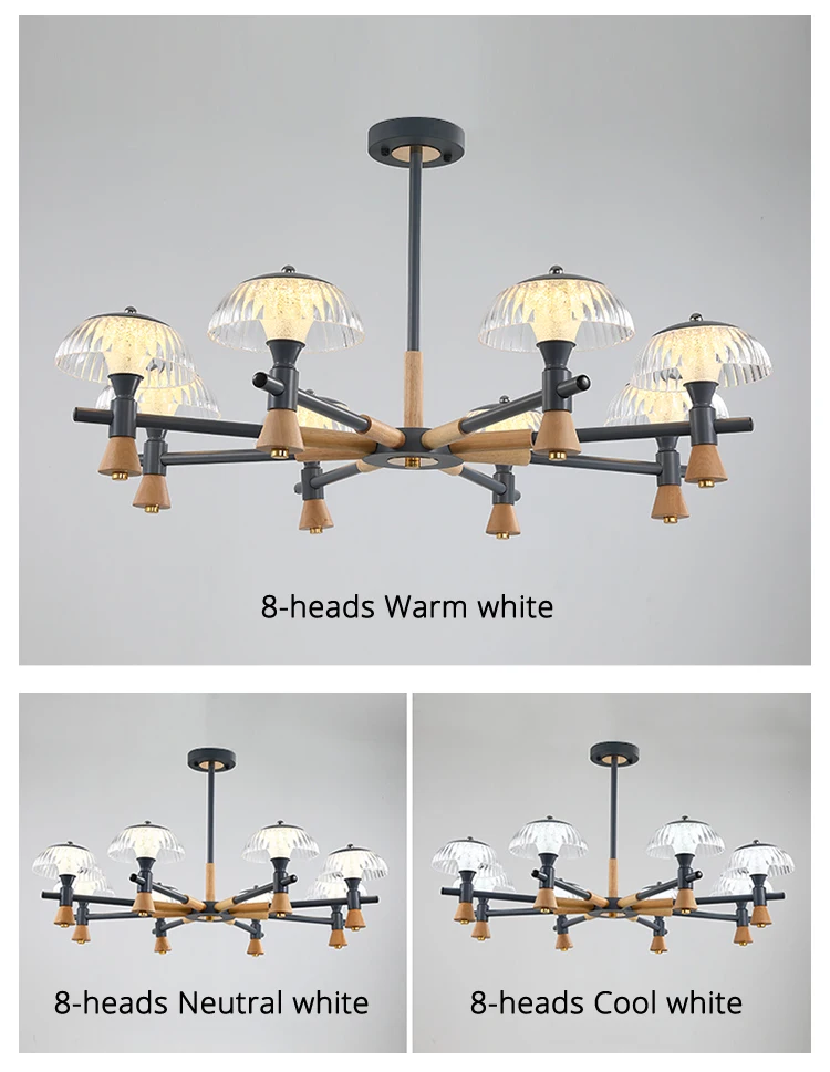 New Modern Led Chandelier For Living Room Bedroom Study Room White Gray Atmosphere Decoration Lighting Lamp Indoor Fixtures chandelier for living room