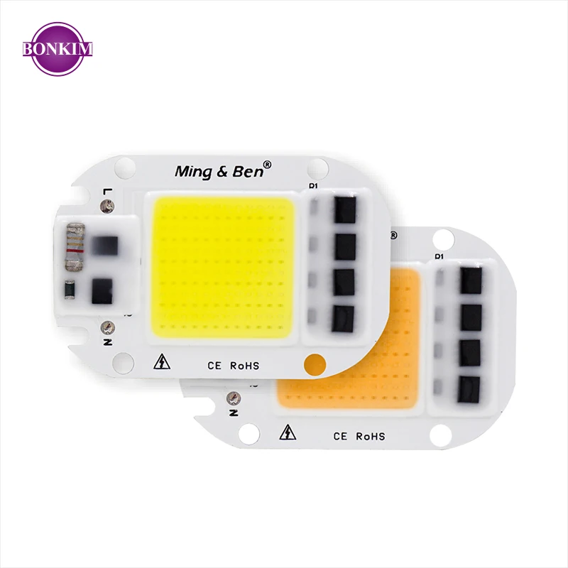 10 шт. светодиодный светильник чип COB 50 Вт 30 20 5 110V 220V Вход Smart IC драйвера пригодный