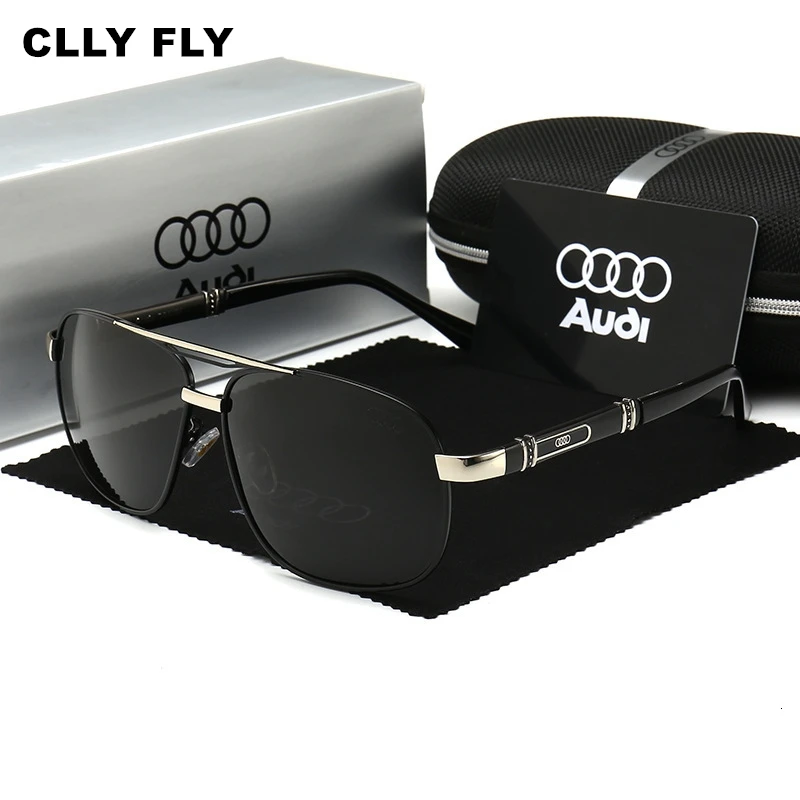 

Men HD Sunglasse Polarized Lens UV400 Sun Glasses Driving Pilot Alloy Frame Glasses Eyewear Accessories Oculos de sol