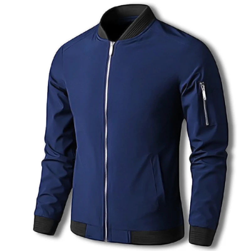 New Jacket Men Fashion Casual Slim Mens Jacket Sportswear Bomber Jacket Mens jackets men and Coats Plus Size S- 6XL 9900