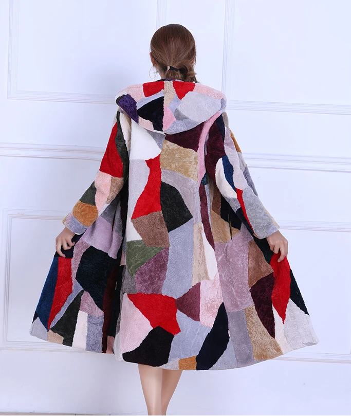 Cabolsa de Pele Blinzefia Inverno Feminino Colorido Genuíno Shearling Russa Quente Grosso Real Shorn Pele Carneiro Jaqueta Bz1089 2021 5 2020 blinzefia inverno feminino colorido genuíno shearling