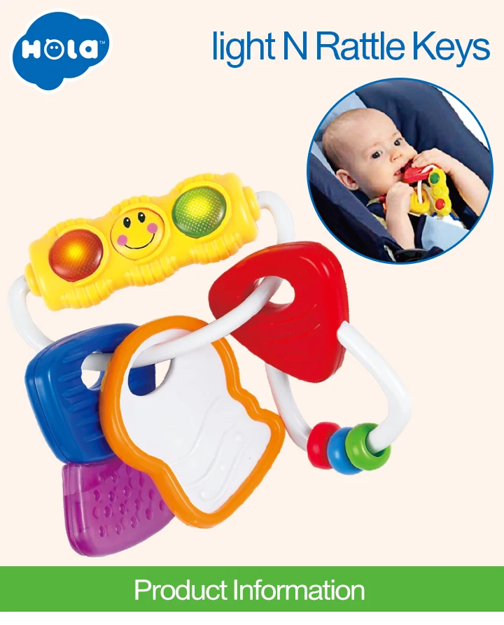 HOLA TOYS 306E силиконовый Прорезыватель для зубов для малышей, кольцо для прорезывания зубов, подарок для прорезывания зубов, игрушки для малышей, подарки для детей