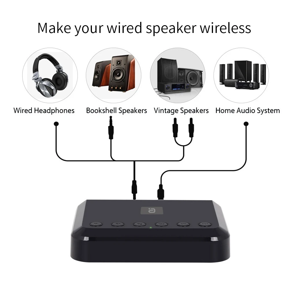 Wi-fi sem Fio Receptor de Áudio Adaptador para Ios e Android Alto-falantes de Alta Dlna Airplay Música Receber Tradicional Fidelidade Spotify Wr320 - Image 2