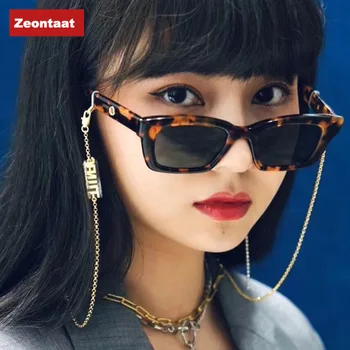 

2020 Zeontaat Hot Sale Small Square Narrow Frame Sunglasses GD and The Same Sunglasses 2020 New Fashion Cool Brand