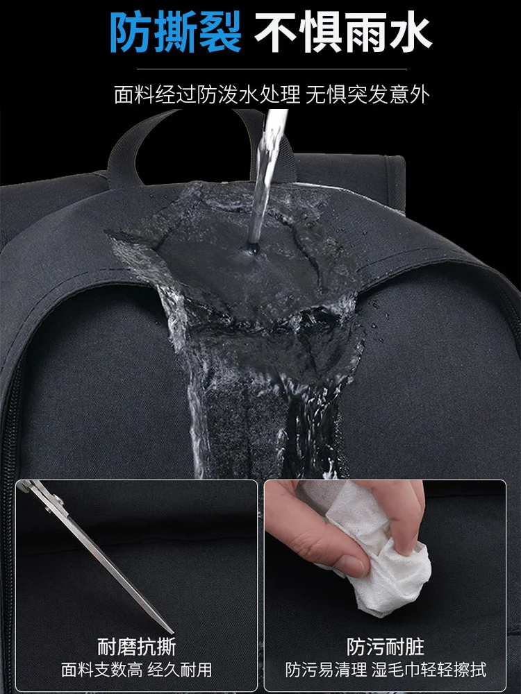 Backpack Men 'S Large Capacity Junior High School Leisure Waterproof Schoolbag Men Travel Laptop Bag College Students' Backpack