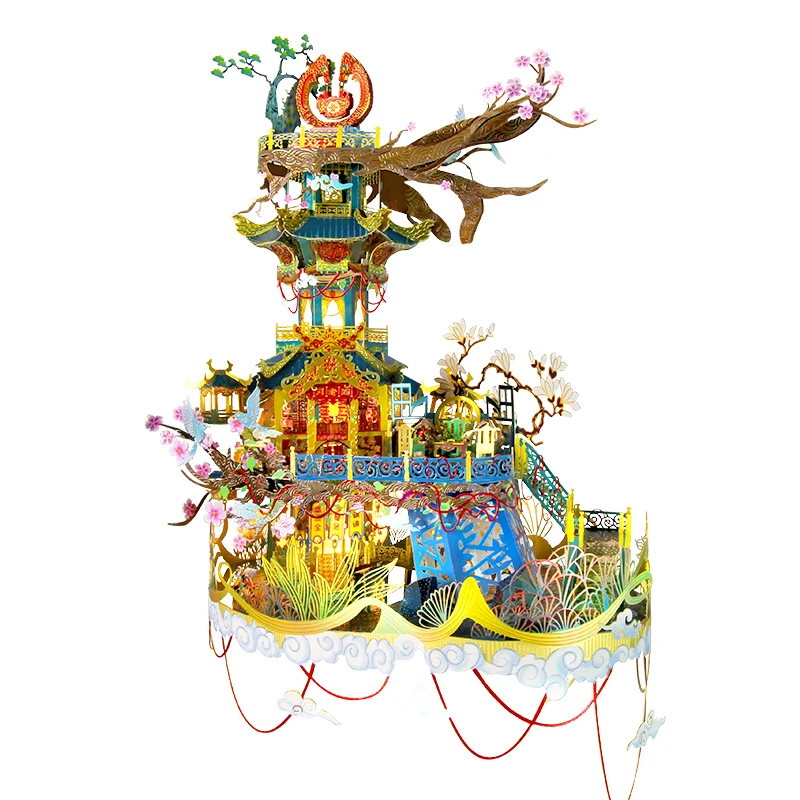 picture-kingdom-–-puzzle-nano-3d-en-metal-kits-de-construction-de-pavillon-yuelao-jouets-a-assembler-decoupes-au-laser-pour-enfants-et-adultes