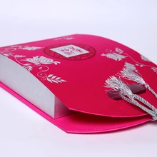 Роскошная Подарочная коробка рукав картонная упаковка, Пользовательский логотип картон ящик Подарочная коробка с лентой- PX11319