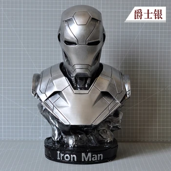 

Sculpture Statue Iron Man Avenger model manwei large ornament bust made by imitating metal resin