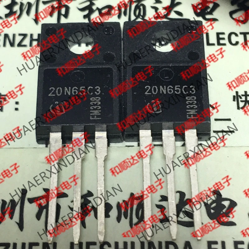5 шт., новые оригинальные кнопки 20N65C3 SPA20N65C3 TO-220F